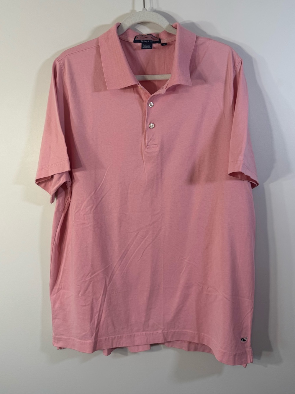 Vineyard Vines Men’s Polo Shirt Pink